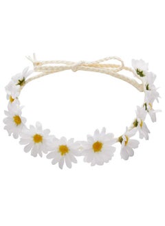 ZYOUNG 2 Pcs Fashion Flower Headband Sunflower Hair Wreath Festival Hair Band Bridal Headpiece  - Image 2