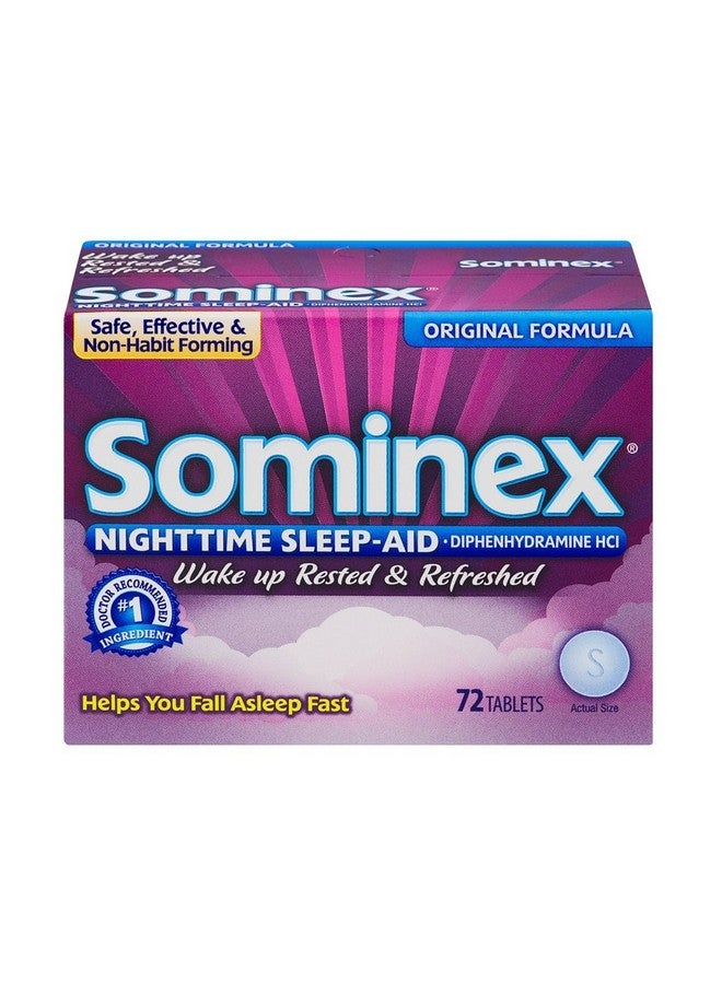 Sominex Original Formula Tablets, 72 Count - Image 1