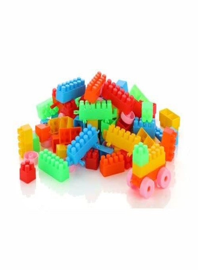 TOYIQ Plastic Building Blocks for Kids with Wheels - BIS Approved Construction Toy Set for Boys & Girls Age 3+ - Creative & Educational Building Game for Toddlers - Image 4