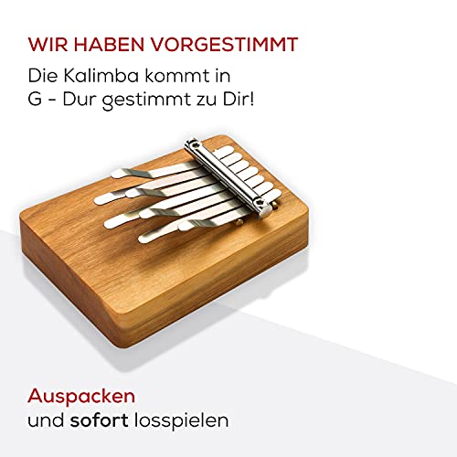 HOKEMA B7 Kalimba Thumb Piano Wide Tines Low Tones - Image 3