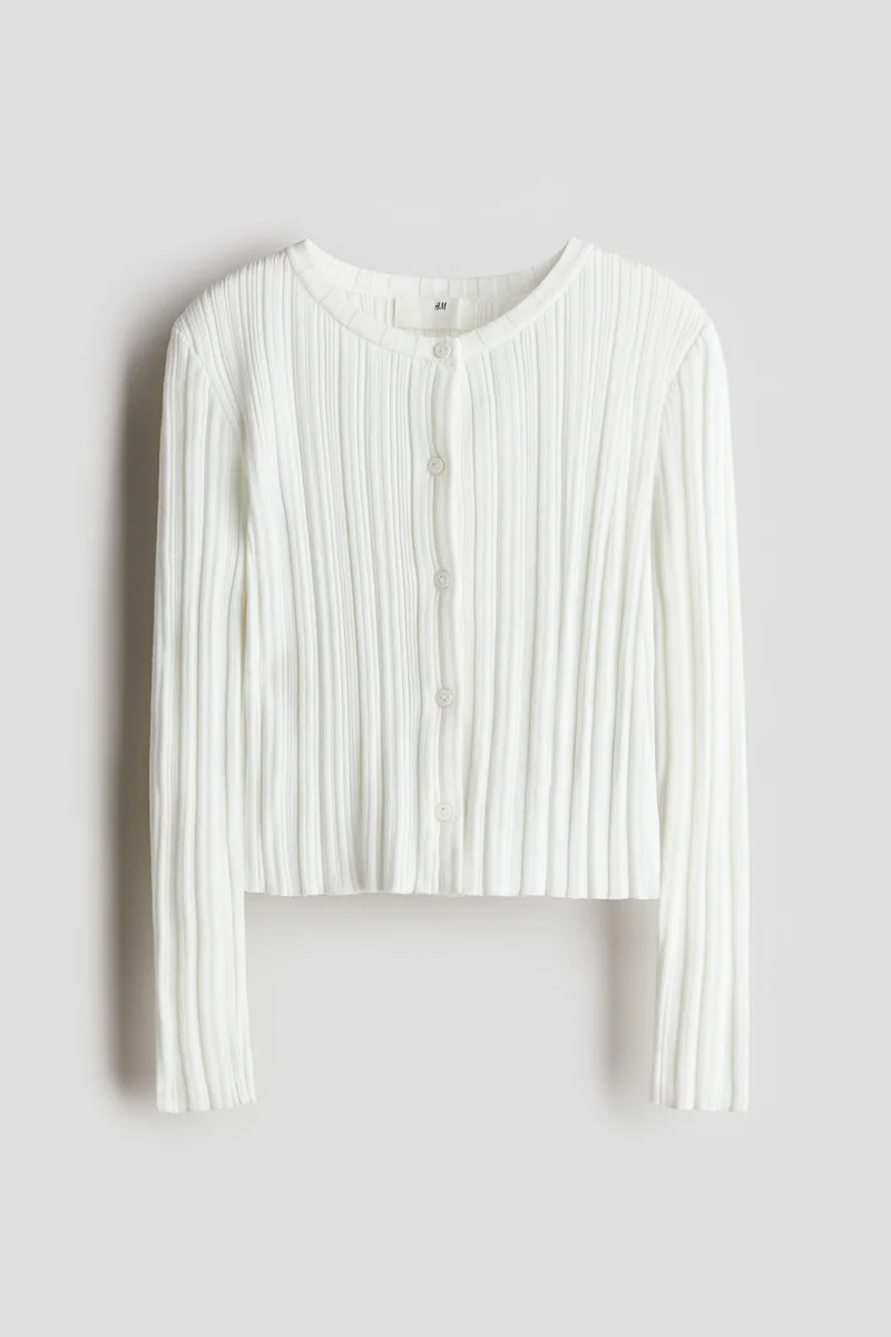 H&M Rib-knit cardigan