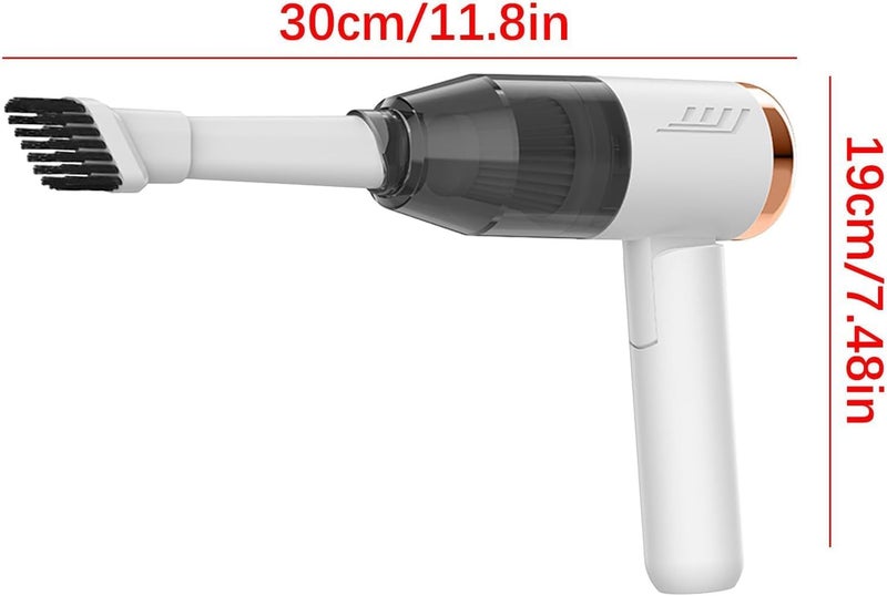 BSBDA Portable High Power Car Vacuum Cleaner USB Rechargeable Wireless Handheld Car Vacuum Cleaner Traveling Camping ReusablePortableRechargeable Vacuum - Image 2