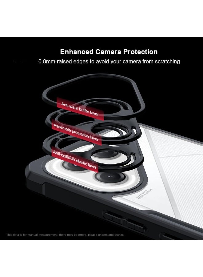general Frosted Case Compatible with Tecno Pova 7 Ultra 5G, Ard PC Soft Shockproof Backboard and TPU Frame, Earthquake and Fall Resistant Cover for Tecno Pova 7 Ultra - Image 4