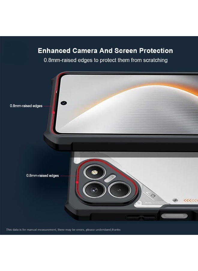 general Frosted Case Compatible with Tecno Pova 7 Ultra 5G, Ard PC Soft Shockproof Backboard and TPU Frame, Earthquake and Fall Resistant Cover for Tecno Pova 7 Ultra - Image 2