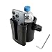 YTFRL Bike Cup Holder Bicycle Handlebar Water Bottle Holders with Cell Phone Keys Holder Universal Drink Bottle Cage for Bike Motorcycle Scooter Stroller Walker Wheelchair Black - Image 2