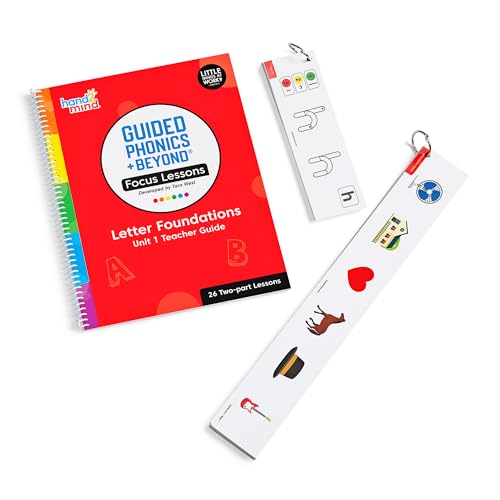 hand2mind Guided Phonics Beyond Focus Lessons Unit 1 Teacher Guide Science of Reading Classroom Materials Kindergarten Homeschool Curriculum Supplies Early Childhood Education Materials - Image 1