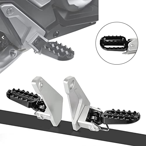 LANQIAN XADV 750 2025 Motorcycle Driver Offroading Foot Pegs Footrest Footpeg for HONDA XADV 750 2021 2022 2023 2024 2025 for XADV 750 20212025 Black - Image 3