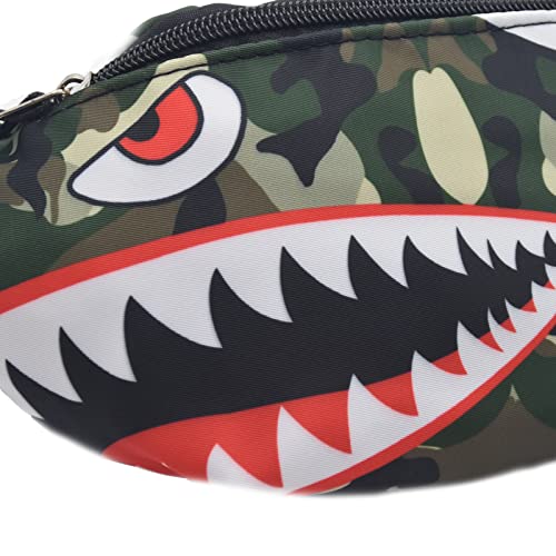 Ralcosuss Shark Kids Waist Fanny Pack for Toddler Girls Boys Small Crossbody Purse Waist Pouch Belt Bag for Running Hiking Cycling - Image 4