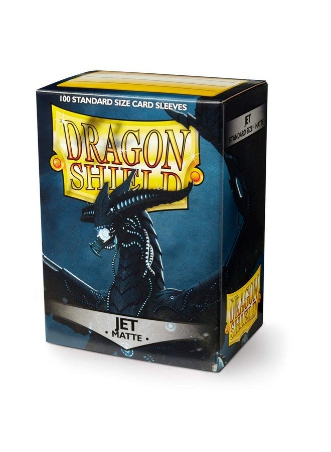 Dragon Shield | Standard Size Card Matte Sleeves | 100 CT - Smooth & Tough Premium TCG Sleeves | Compatible with Pokemon, Flesh & Blood, One Piece & Magic The Gathering | Jet Matte - Image 4
