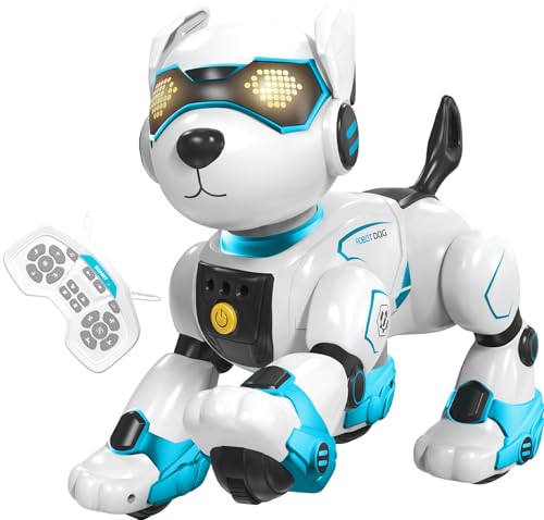 HBUDS Robot Dog Toys for Kids Remote Control Dog Robot Voice Touch Control Programmable Interactive Robotic Puppy Toy Sing Dance Rechargeable Robo Pet for Boys Girls Ideas - Image 1