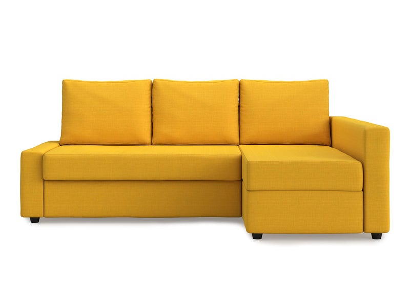 MASTERS OF COVERS MASTERS OF COVERS Snug Fit Friheten Slipcover for The IKEA Friheten with Chaise Corner Cover Sofa Bed Cover Sectional Slipcover Replacement YellowCover OnlyNot Sofa 