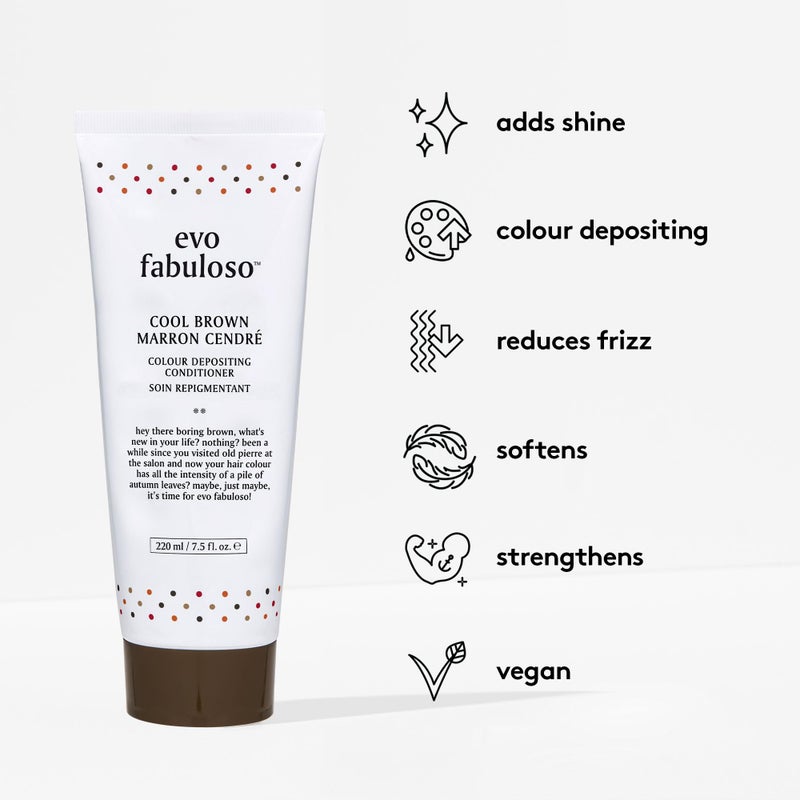 EVO فابولوسو - بلسم تعزيز اللون للشعر المعالج بالألوان - علاج مغذي مع تعزيز لون فوري للشعر الجاف - Image 3