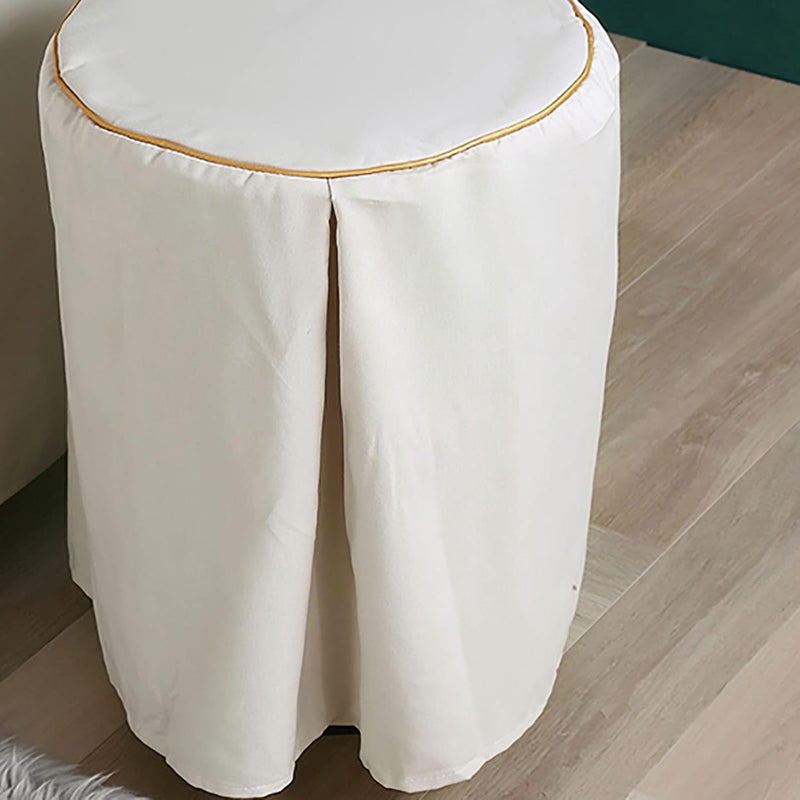 KKLT Microfiber Massage Table Sheet Set,4-Piece Salon Bed Cover Massage Table Skirt Stain-Resistant Breathable Beauty Bedspreads for Massage Tables-White 190x80cm(75x31inch) - Image 4