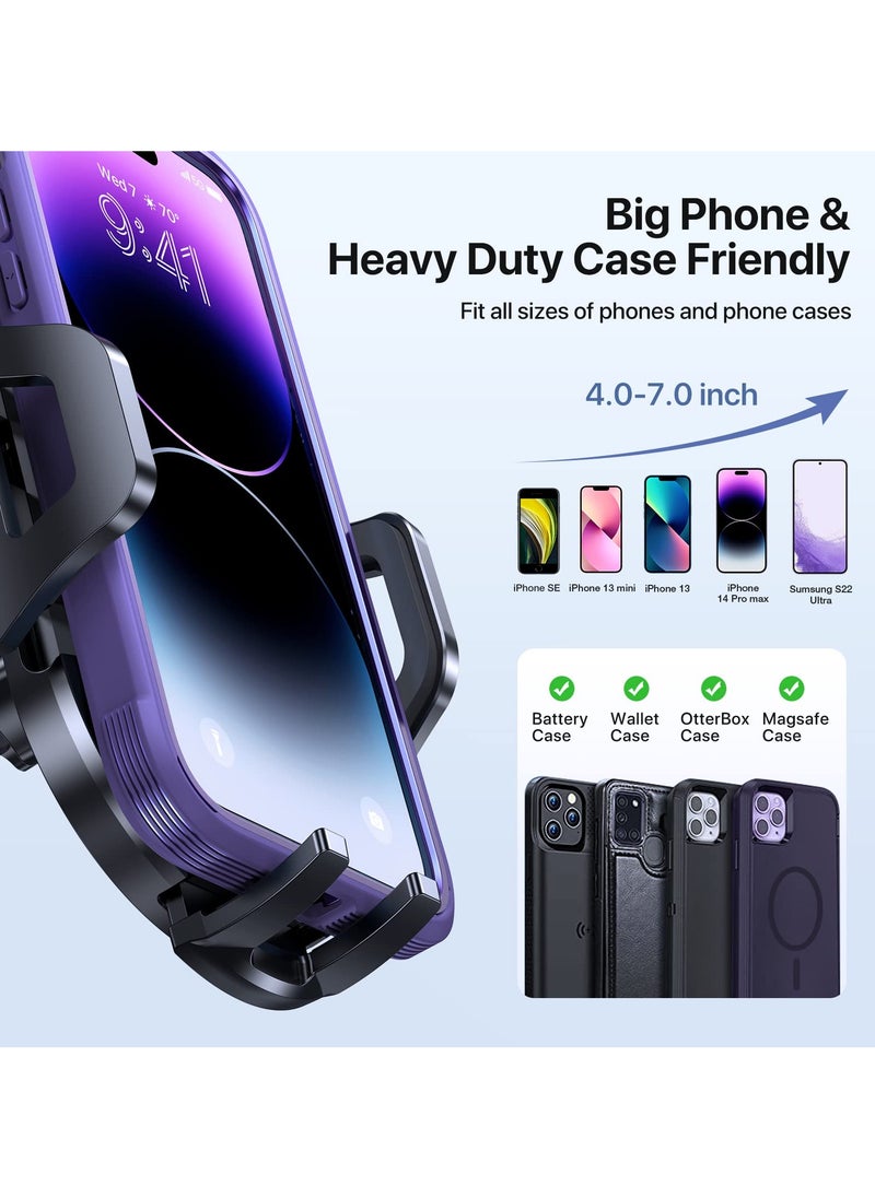 أفاق حامل هاتف السيارة مع قاعدة ماصة، حامل هاتف السيارة للهواتف الذكية iPhone / Android  - Image 5