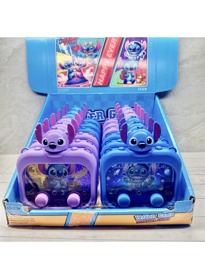 Stitch Ornaments Light Game Water Machine Star Baby Stitch Ring Water Machine Luminous Water Machine Batch-Color:13.5*11.5cm (mixed Picture) 639-a4-Specifications:Stitch Ornament Light Music Circle Water Machine  - Image 2