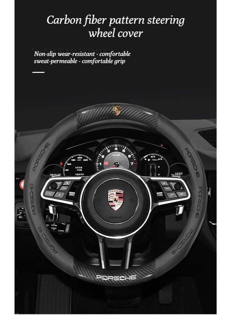 Porsche Design Porsche steering wheel cover for Panamera, Macan, Cayenne, 911, Maserati - special interior car handle cover - Image 2