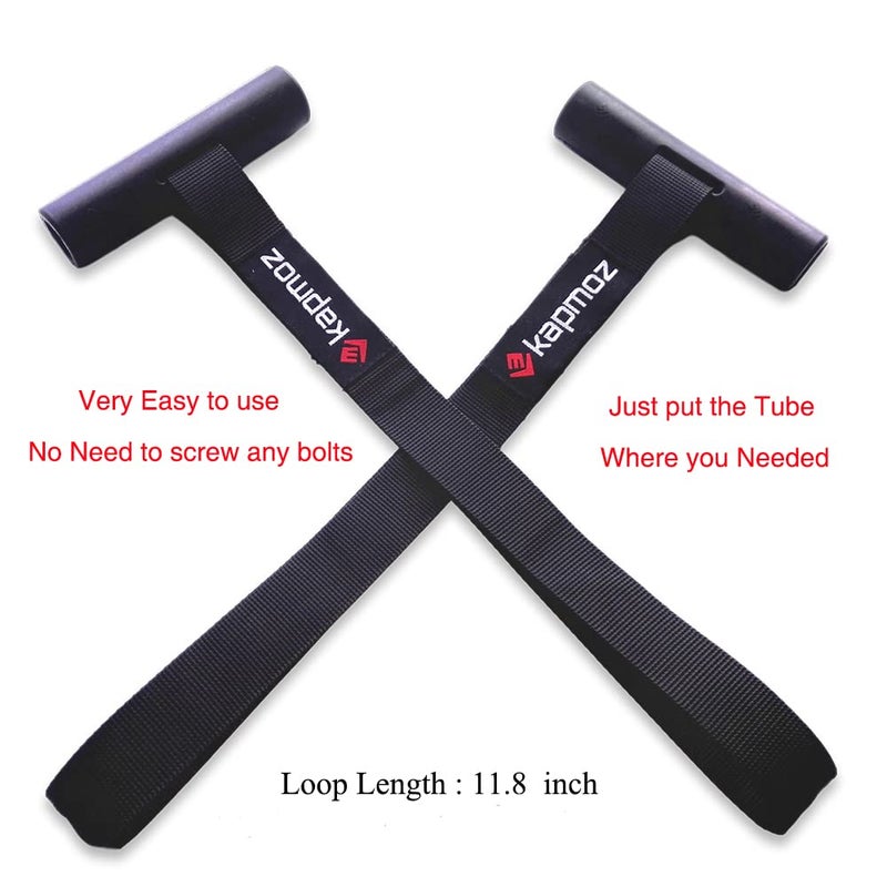 LE KAPMOZ Quick Hood Loops Trunk Anchor Kayak Tie Downs Straps Bow Stern Canoe Transport Secure Lashing Point 2 Pairs - Image 4