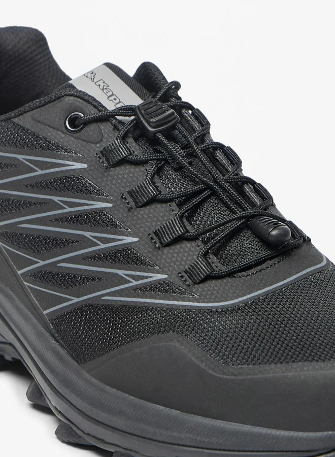 Kappa Men's Textured Sports Shoes with Drawstring Closure