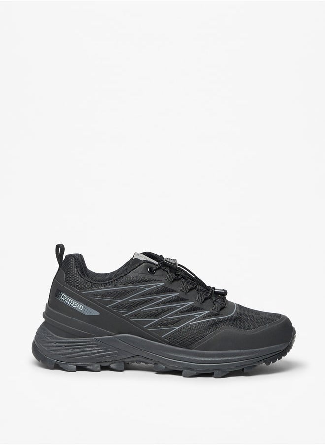 Kappa Men's Textured Sports Shoes with Drawstring Closure  - Image 1