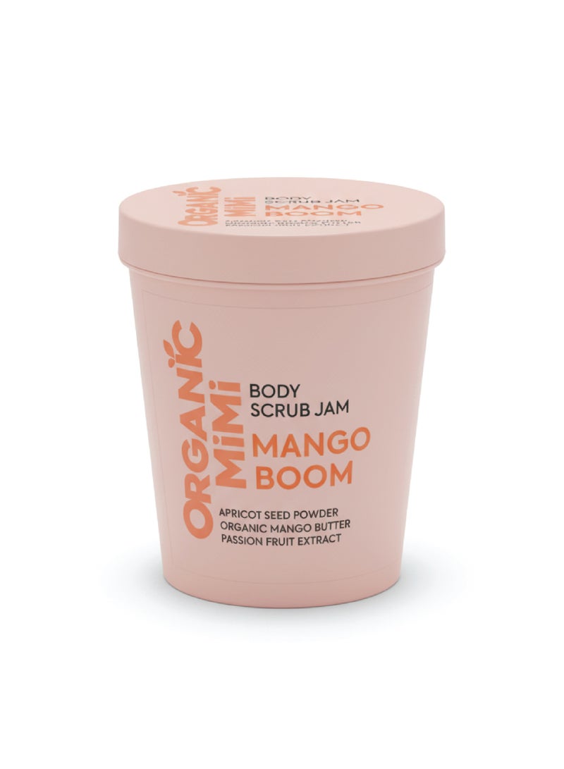 Organic Mimi Mango Boom Body Scrub Jam 250g - Image 3