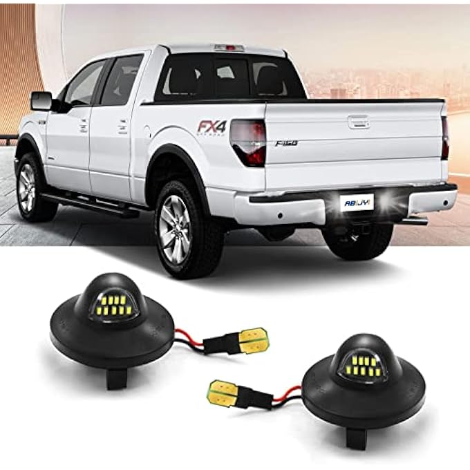 MAKINGTEC License Plate Light Assembly 2Pcs Led Lamp Assembly Suitable For Ford F150 F250 F350 Super Duty Ranger Expedition Explorer Bronco Excursion - Image 1