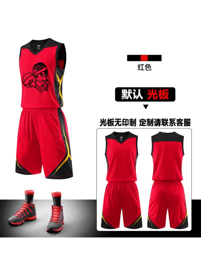 Basketball Uniform Suit Children's Performance Uniform Training Camp Uniform Size Student Basketball Match Uniform Group Purchase Jersey