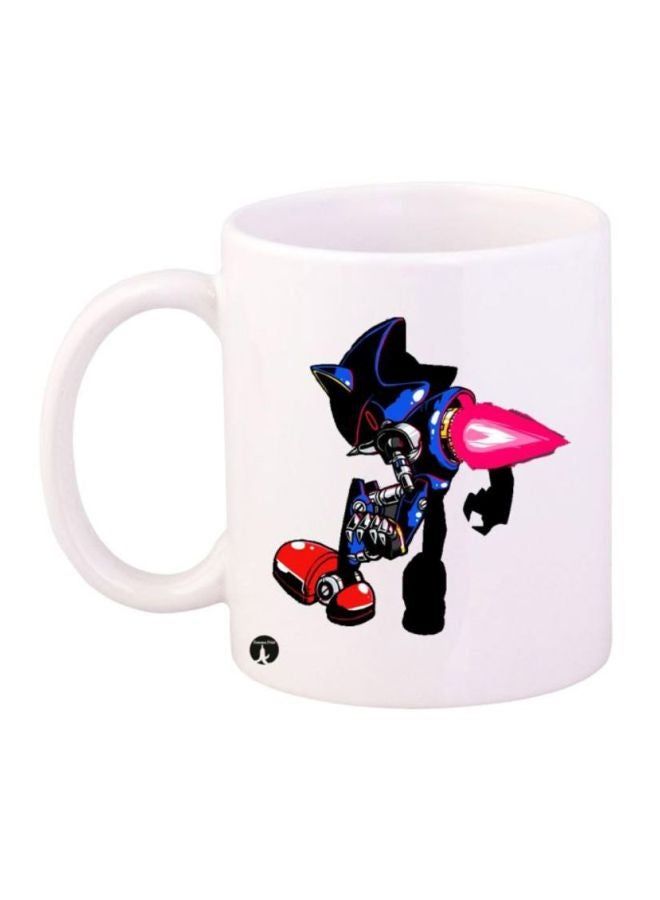 RKN Sonic Printed Coffee Mug White/Black/Blue - Image 2