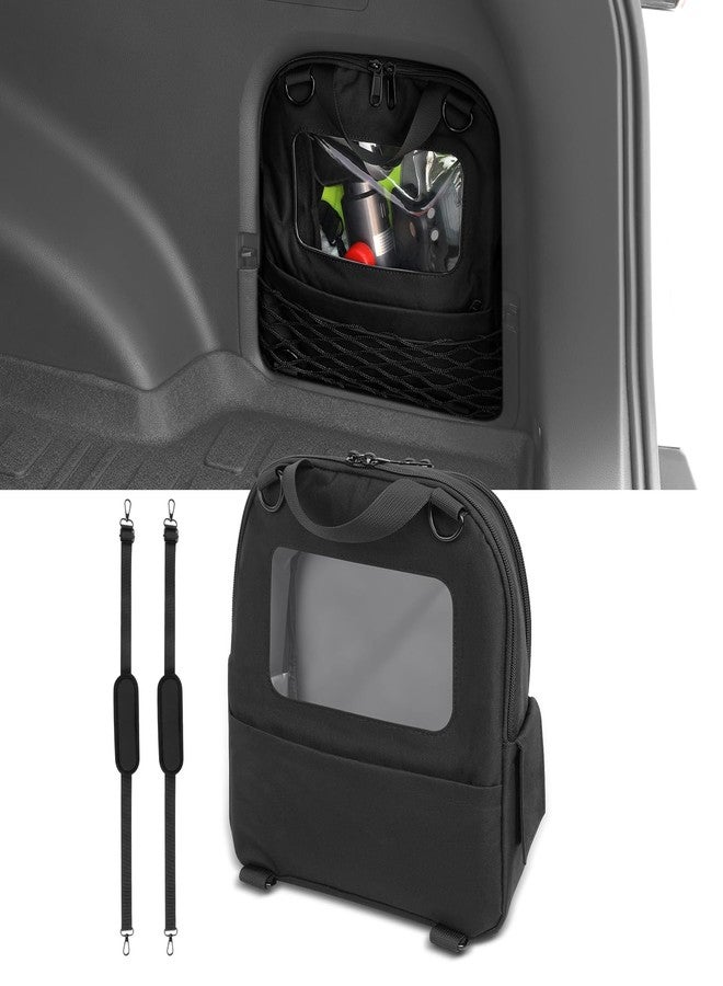 HPEVA 2025-2019 RAV4 Clear Trunk Organizer Storage,Small Tool Bag Organizer with Handle Compatible with Toyota Rav4 25-19 Accessories,Multifunction Carrying Crossbody Bag for Waterproof/Adjust/Men Backpack - Image 1