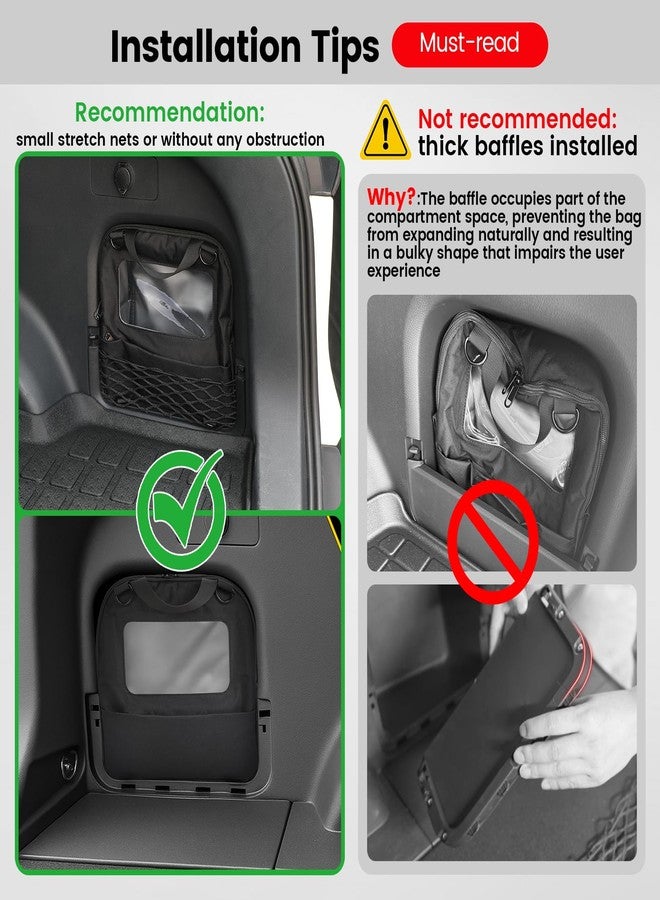 HPEVA 2025-2019 RAV4 Clear Trunk Organizer Storage,Small Tool Bag Organizer with Handle Compatible with Toyota Rav4 25-19 Accessories,Multifunction Carrying Crossbody Bag for Waterproof/Adjust/Men Backpack - Image 2