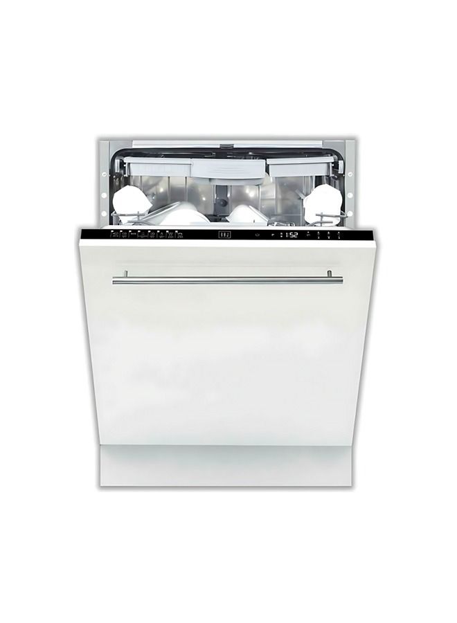BOJ 60CM Built In Fully Integrated Dishwasher BDR159FI 14 Place Setting, 9 Wash Programs With Digital Display Turbo Drying Option Made In Turkey - Image 1