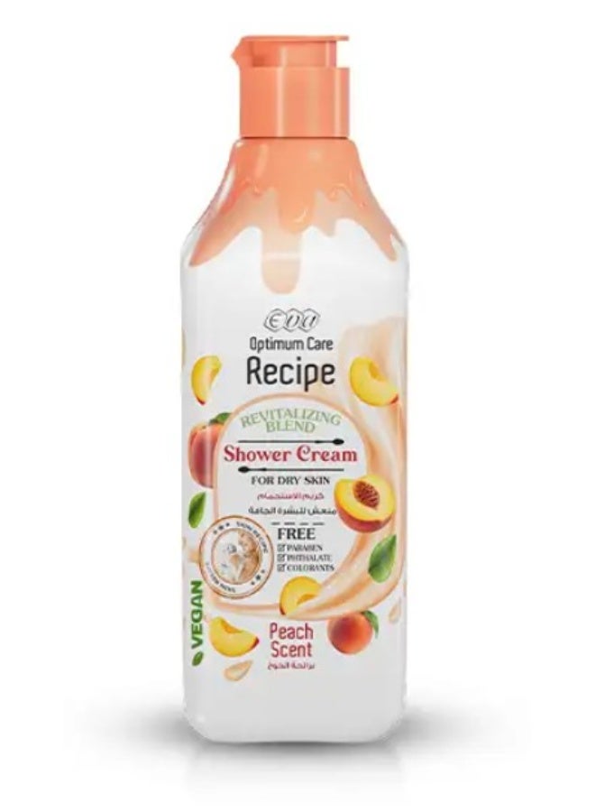 إيفا كريم استحمام للبشرة الجافة برائحة الخوخ 370 مل