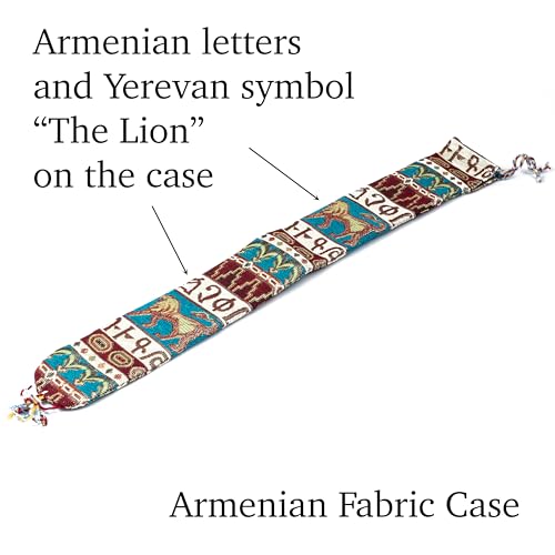 HandCraftoria Armenian Duduk SPECIAL EDITION - YEREVAN birthday - handmade from ARMENIA with Playing Instruction - Oboe flute Balaban Woodwind Instrument Apricot Wood - Gift National case - Image 4