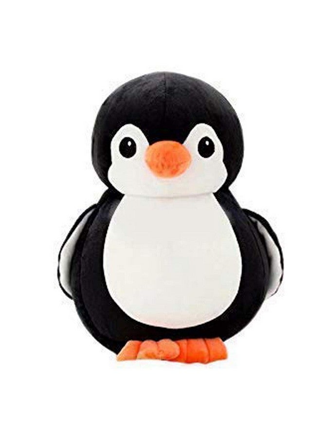 CLICK4DEAL Penguin Soft Toy,Cute Plush Kids Animal (Penguin 16 cm) (Black) Lovely Toy Figure - Image 1