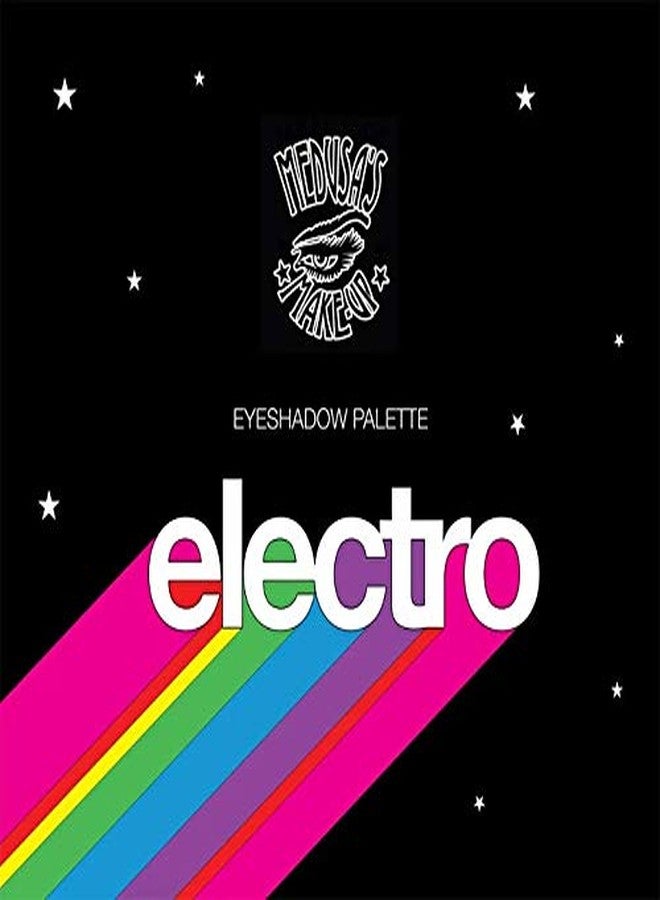 Medusa's Makeup Electro Palette 12 Rainbow Color Highly Pigmented Electro Eyeshadow Palette, Shimmer, Matte, Metallic and Neon - Image 2
