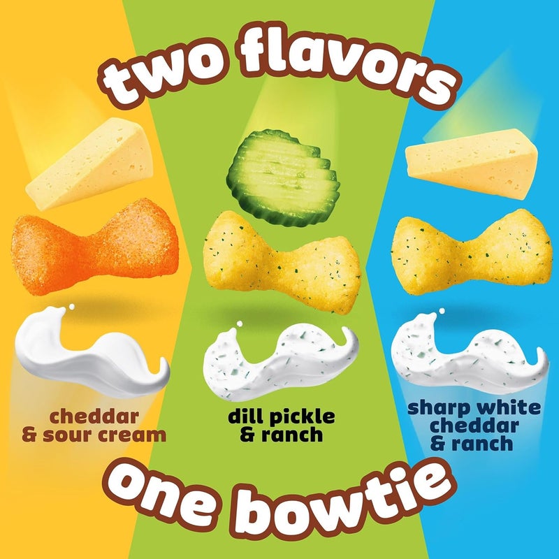 Pringles Mingles Variety Pack - 3 Bags of Light, Airy, Crispy Puffed Snacks with Cheddar & Sour Cream, Sharp White Cheddar & Ranch, and Dill Pickle & Ranch Flavors - Image 5