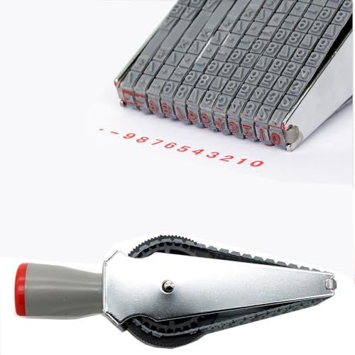 ZENG 12-Digit Adjustable Roller Stamp - Customizable Alphabet (A-Z), Numbers (0-9) & Symbols for Office, School, Multicolor (6x6.9x16.8cm) - Image 4
