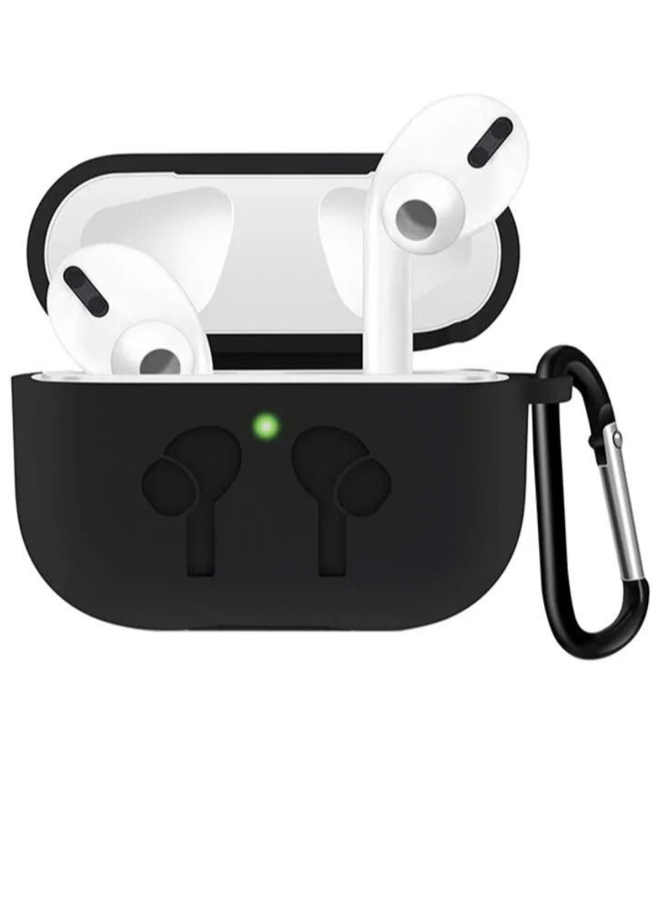 TWEGGON 2pc Protective Silicone Case Cover for Apple AirPods Pro Black Blue  - Image 2
