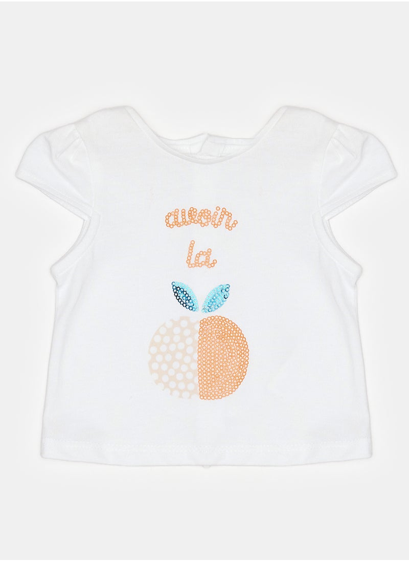 Okaidi OBaiBi By Okaidi Baby Girls Tshirt  - Image 1