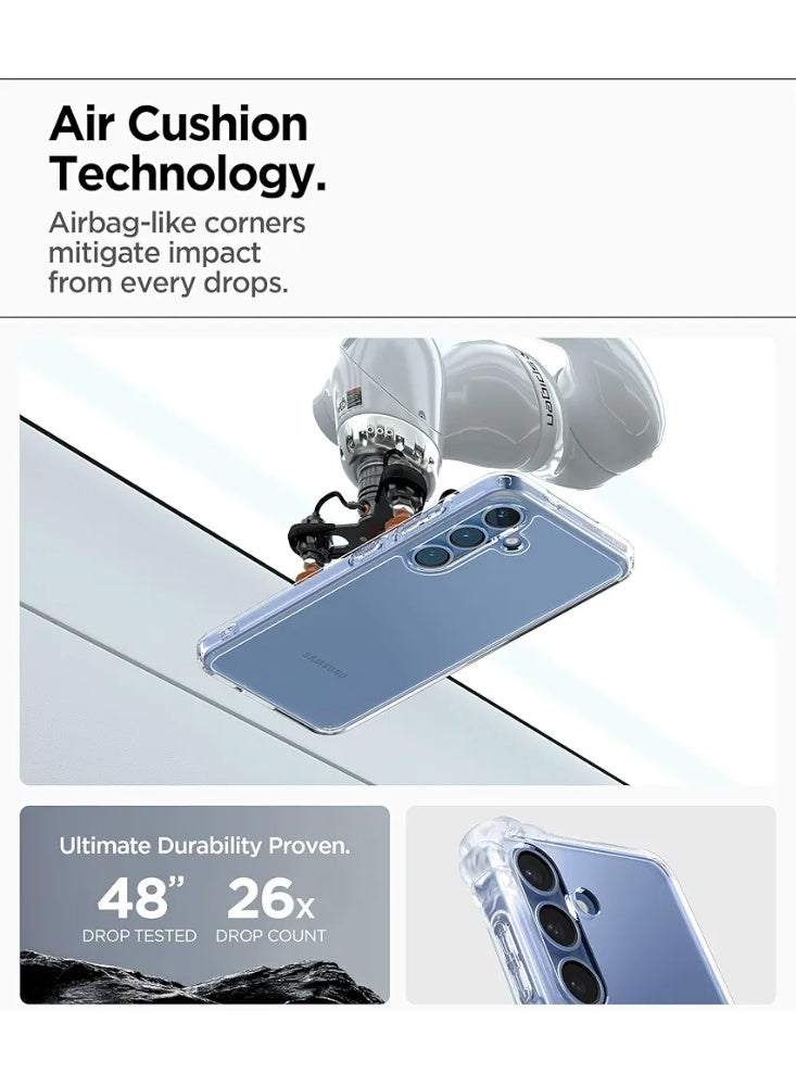SPIGEN SGP Ultra Hybrid designed for Samsung Galaxy S25 case cover (2026) - Crystal Clear - Image 5