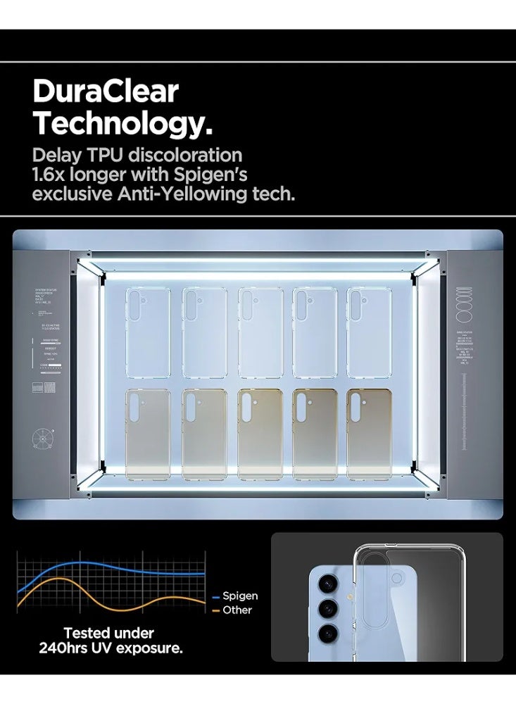 SPIGEN SGP Ultra Hybrid designed for Samsung Galaxy S25 case cover (2026) - Crystal Clear - Image 4