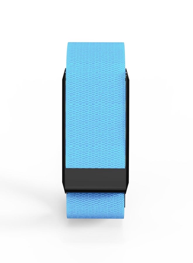 Comfortable Wrist/Bicep Band Replacement For WHOOP 4.0, Super knit Crafted with precision Heart Rate Monitor Replacement Strap (Little Bule, 25cm) - Image 1