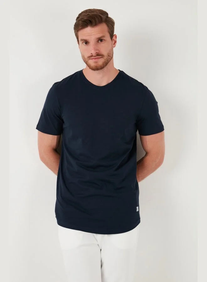 Buratti  Buratti 100% Cotton Regular Fit Crew Neck T-shirt Men's T-SHIRT 5902511 for Men | Best Price UAE