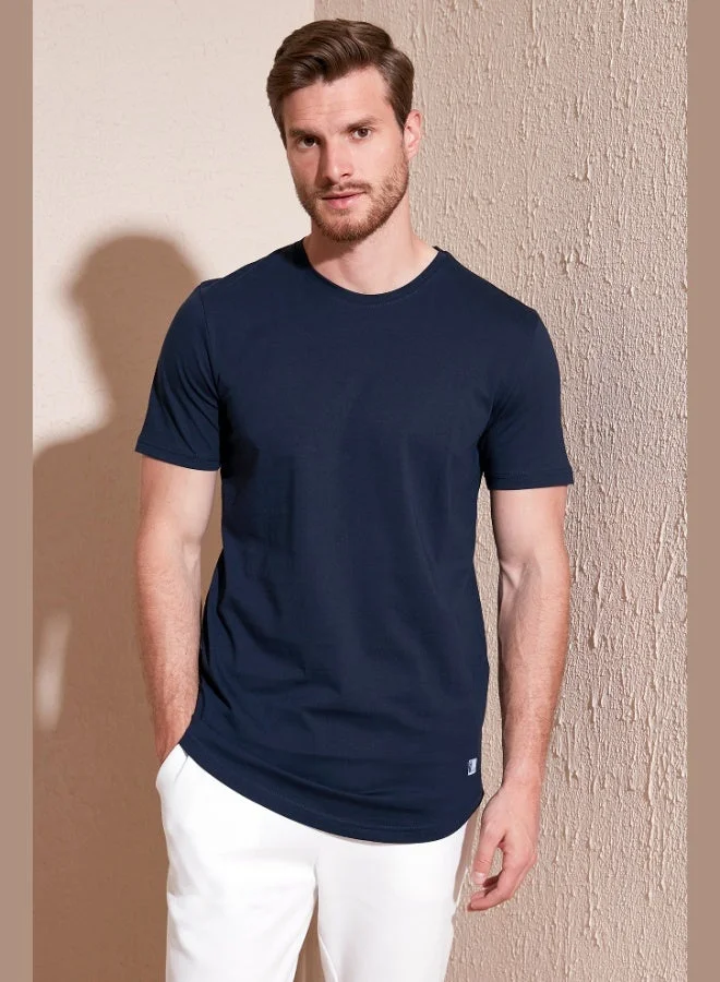 Buratti 100% Cotton Regular Fit Crew Neck T-shirt Men's T-SHIRT 5902511