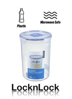 LocknLock 1.8L  Round  Airtight Food Storage - BPA-Free, Microwave, Freezer, and Dishwasher Safe