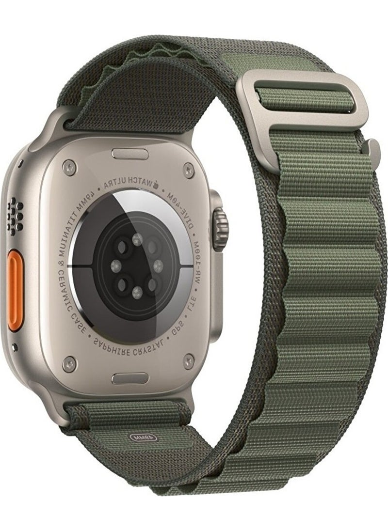 Decent Case Apple Watch 2/3/4/5/6/7/8/se 38MM 40MM 41MM Alpine Loop Metal Buckle Knitting Processing Strap