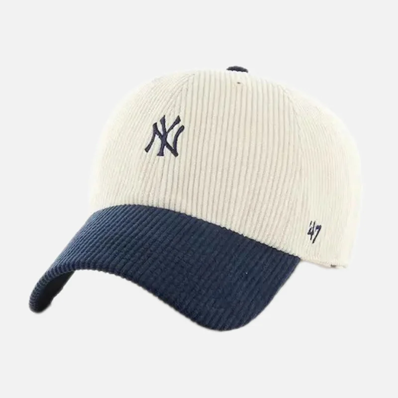 47 MLB New York Yankees Cord Base Runner Two Tone Clean Up Cap - Men