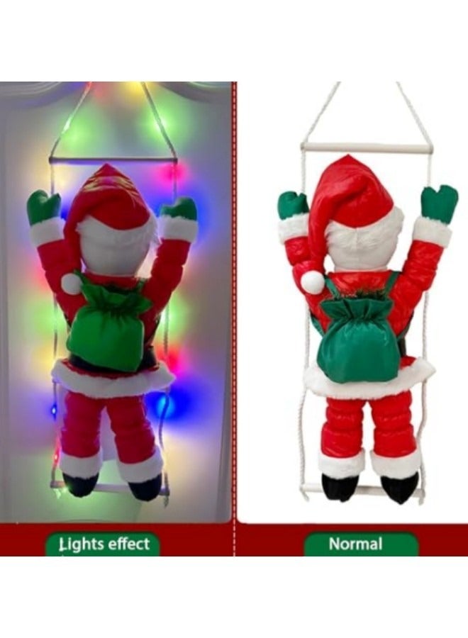 CCOVERY Climbing Ladder Ornament with Lights 3 Modes Hanging Climbing Ladder String Festival Decorations, 60cm - Image 3