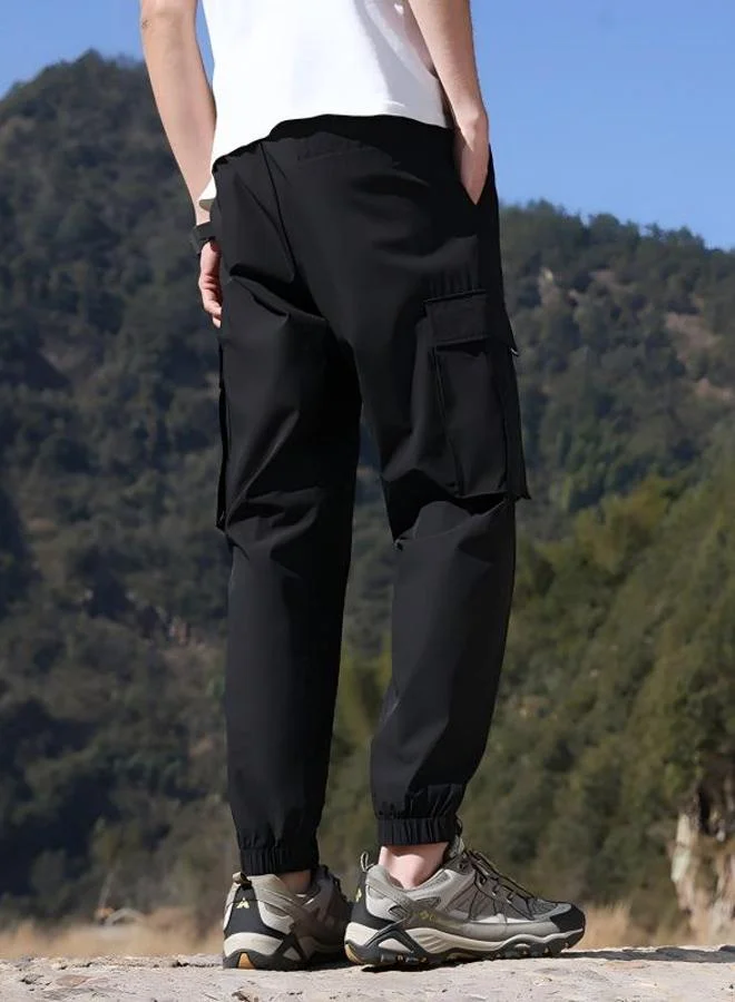 Take Two  Men Black Cargo Joggers for Men | Best Price UAE