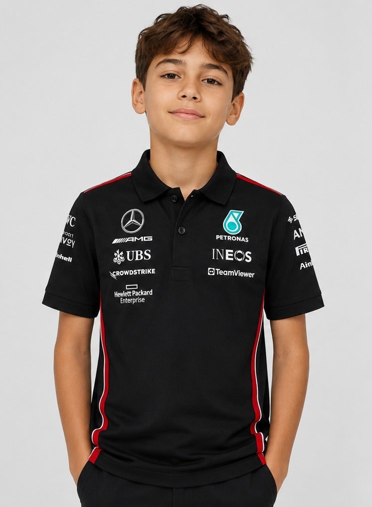 AMG Petronas Formula 1 Team Mercedes-AMG F1 Kids Team Polo - Image 1