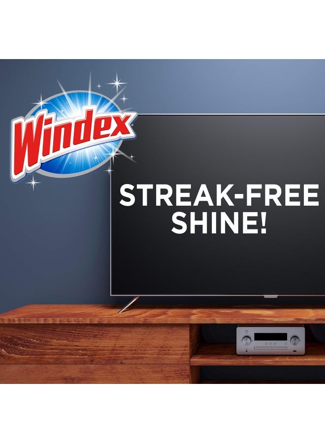 Windex مناديل إلكترونية لتنظيف الشاشات لأجهزة الكمبيوتر والهواتف والتلفزيونات والمزيد - عبوة 25 قطعة (3 عبوات إجمالي 75 مناديل) - Image 3